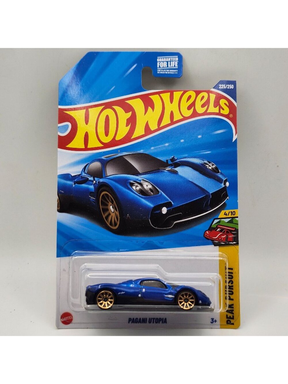 Hot Wheels Pagani Utopia Blue 2025 HW Peak Pursuit 4/10 225/250
